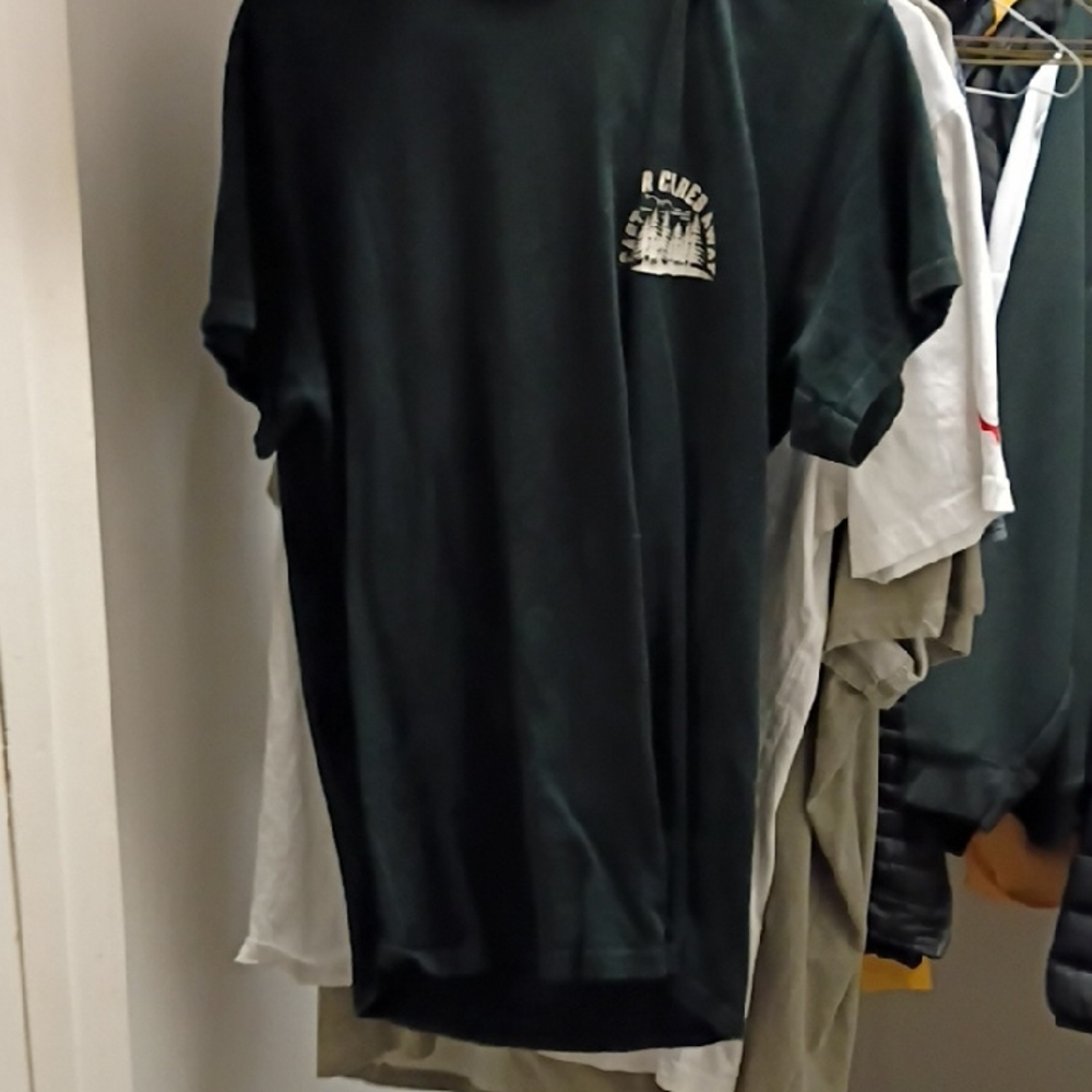 Retrofit Green Short Sleeve Tee Casual Comfort